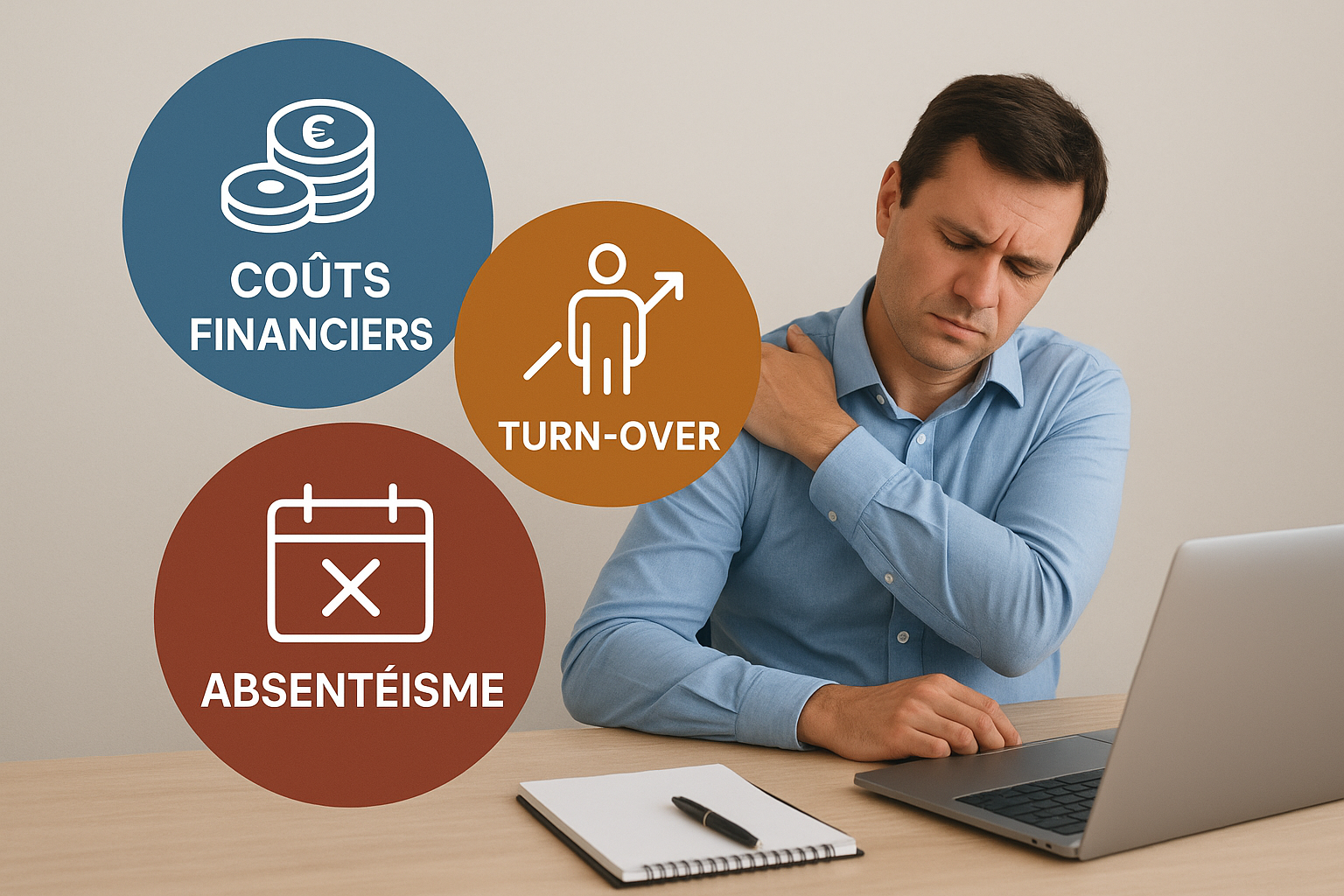 Image couts monétaires et Humain des TMS